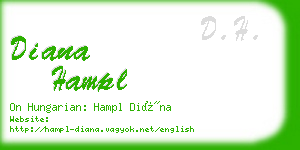 diana hampl business card